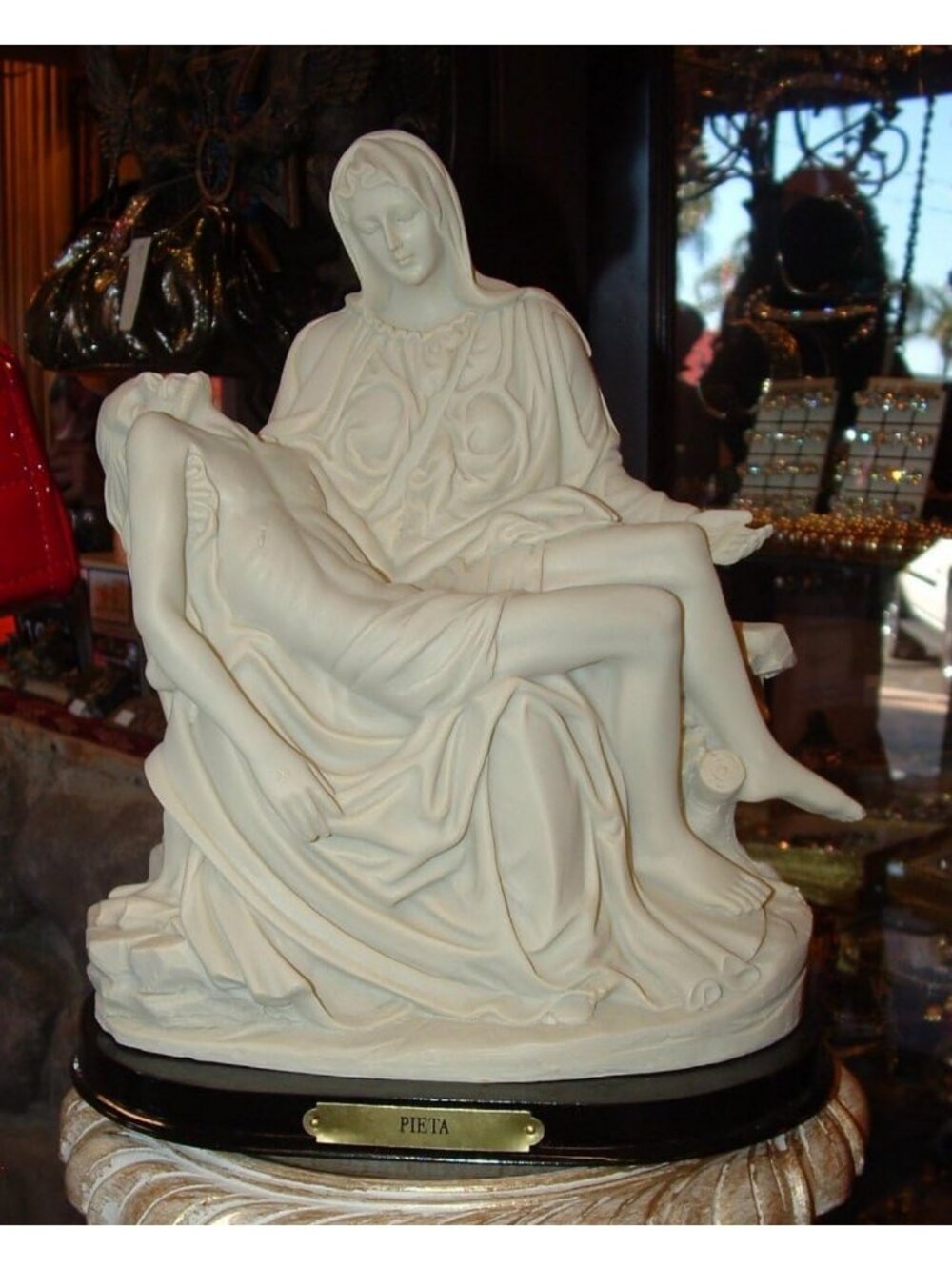 12-Inch Holy Jesus Virgin Mary Pieta Religious Figurine - Elegant Home Decor